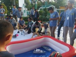 Prabowo dkk Pamer Robot Karya Sendiri di Arek Lancor Pamekasan
