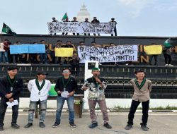Birokrasi Banten Dianggap Gagal, HMI Cabang Pandeglang Kepung KP3B