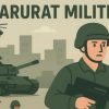 DARURAT MILITER - Ramai Soal Kebijakan Darurat Militer, Apa Artinya? Ini Hal yang Membatasi Masyarakat. Ilustrasi darurat militer. (Chatgpt.com/Ai/ Lulu Aulia Lisaholith)