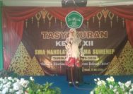 Kepala Satuan Pendidikan SMA NU Sumenep, Sri Farida Hartatik menitipkan pesan untuk para siswa dan siswi kelas XII.