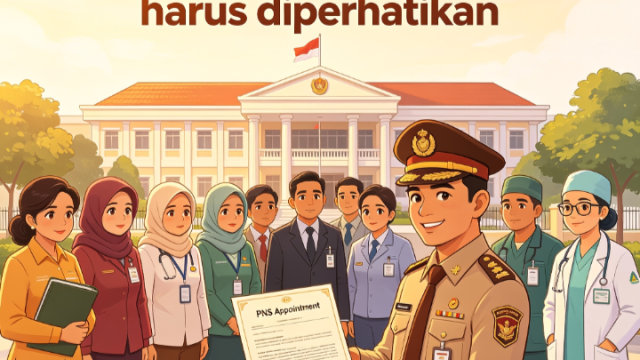 Ilustrasi tenaga honorer (Dola AI/Yakusa)