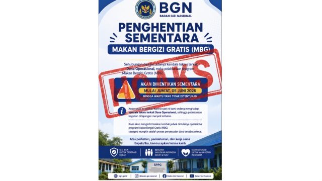 Program Makan Bergizi Gratis Dipastikan Tetap Berjalan, BGN Bantah Isu Penghentian MBG