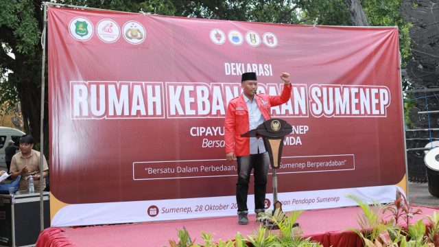 Ketua GMNI Sumenep, Roni (Hanafi/Yakusa)