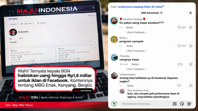 Promosi Konten MBG di Facebook, Kepala BGN Disebut Keluarkan Anggaran Miliaran