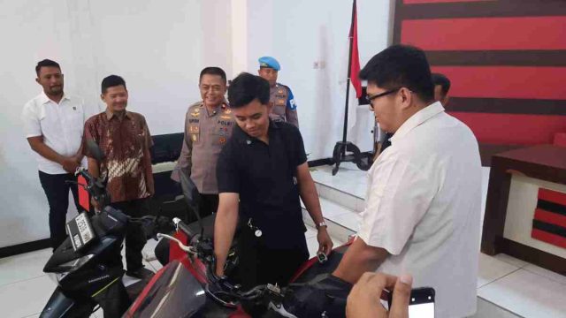 Motor Korban Curanmor Dikembalikan, Polresta Tuban Tuntaskan Penanganan Kasus