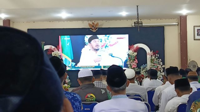 Foto: Bupati Sumenep, Achmad Fauzi Wongsojudo saat sambutan (Hanafi/Yakusa)